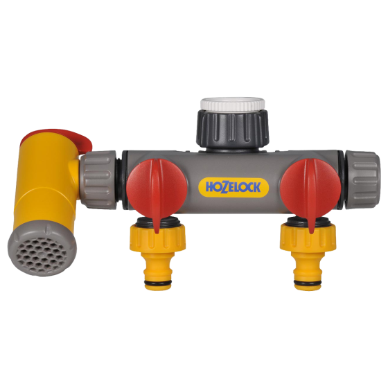 Разделитель потоков HoZelock 2250 двухпутевой с краном Flowmax Киев