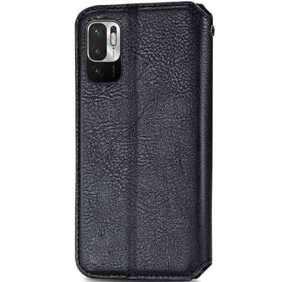 Кожаный чехол-книжка GETMAN Cubic (PU) для Xiaomi Redmi Note 10 5G / Poco M3 Pro Херсон