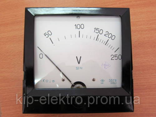Вольтметр щитовой переменного тока Э378 (Э-378, Э 378, Е378, Е-378, Е 378) Київ - зображення 2