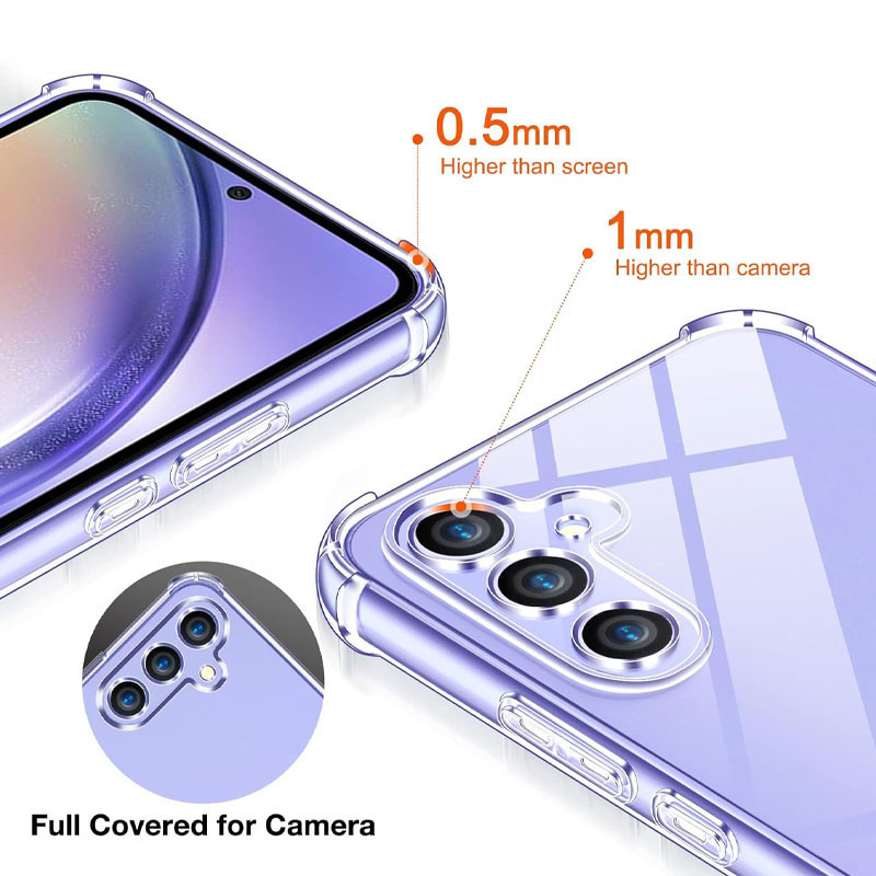 TPU чехол GETMAN Ease logo усиленные углы Full Camera для Samsung Galaxy A54 5G Херсон - изображение 3