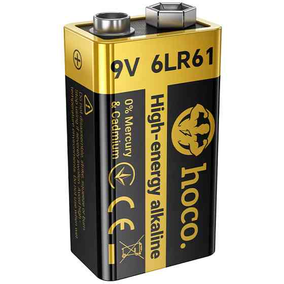 Батарейки Hoco JA9 9V (6LR61) Alkaline 1 pcs Херсон