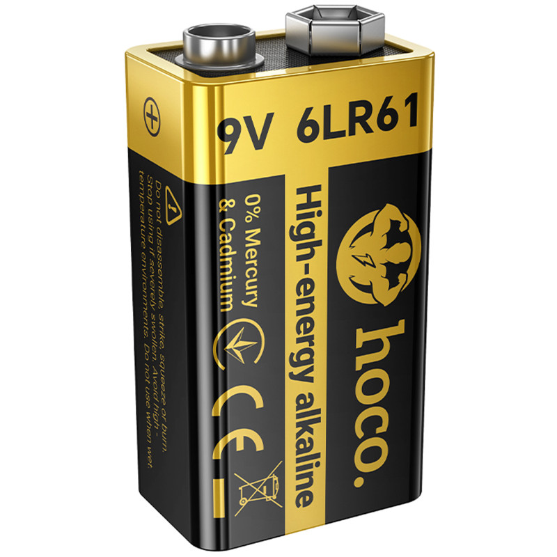 Батарейки Hoco JA9 9V (6LR61) Alkaline 1 pcs Херсон - зображення 1