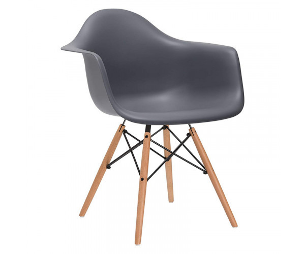 Крісло Тауер Вуд барне темно-сіре Дніпро - зображення 1