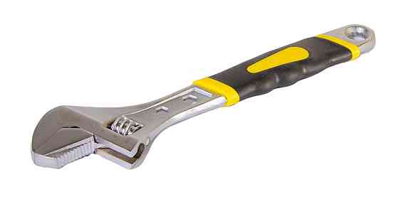 Ключ разводной MASTERTOOL 200 мм 0-31 мм переставляемая губка CrV рукоятка с двухкомпонентной наклад Харків