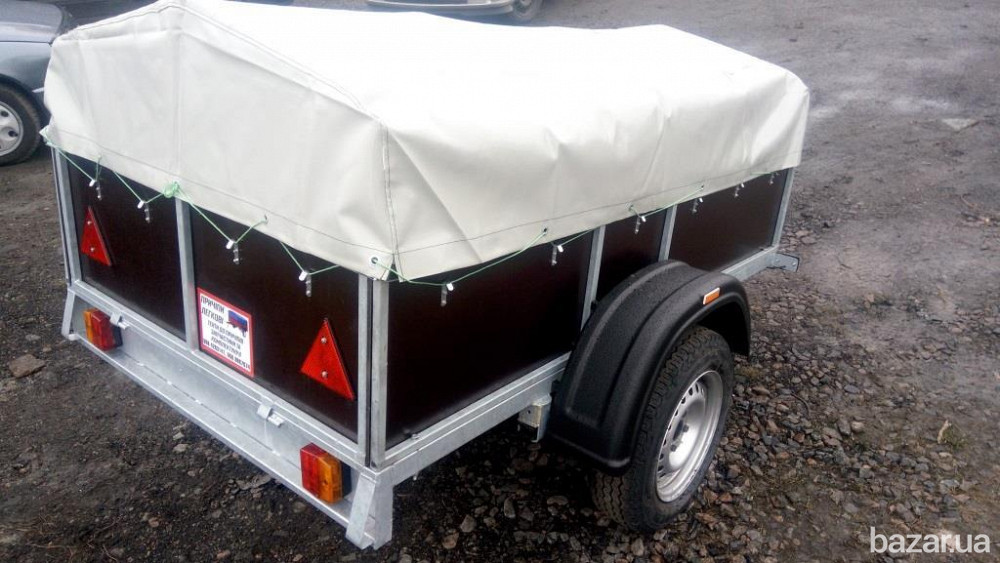 Причіп легковий ПГМФ-830220FZ 2.20 х 1.30 0.40 х м (фанерний рама цинк) Баришівка - зображення 3