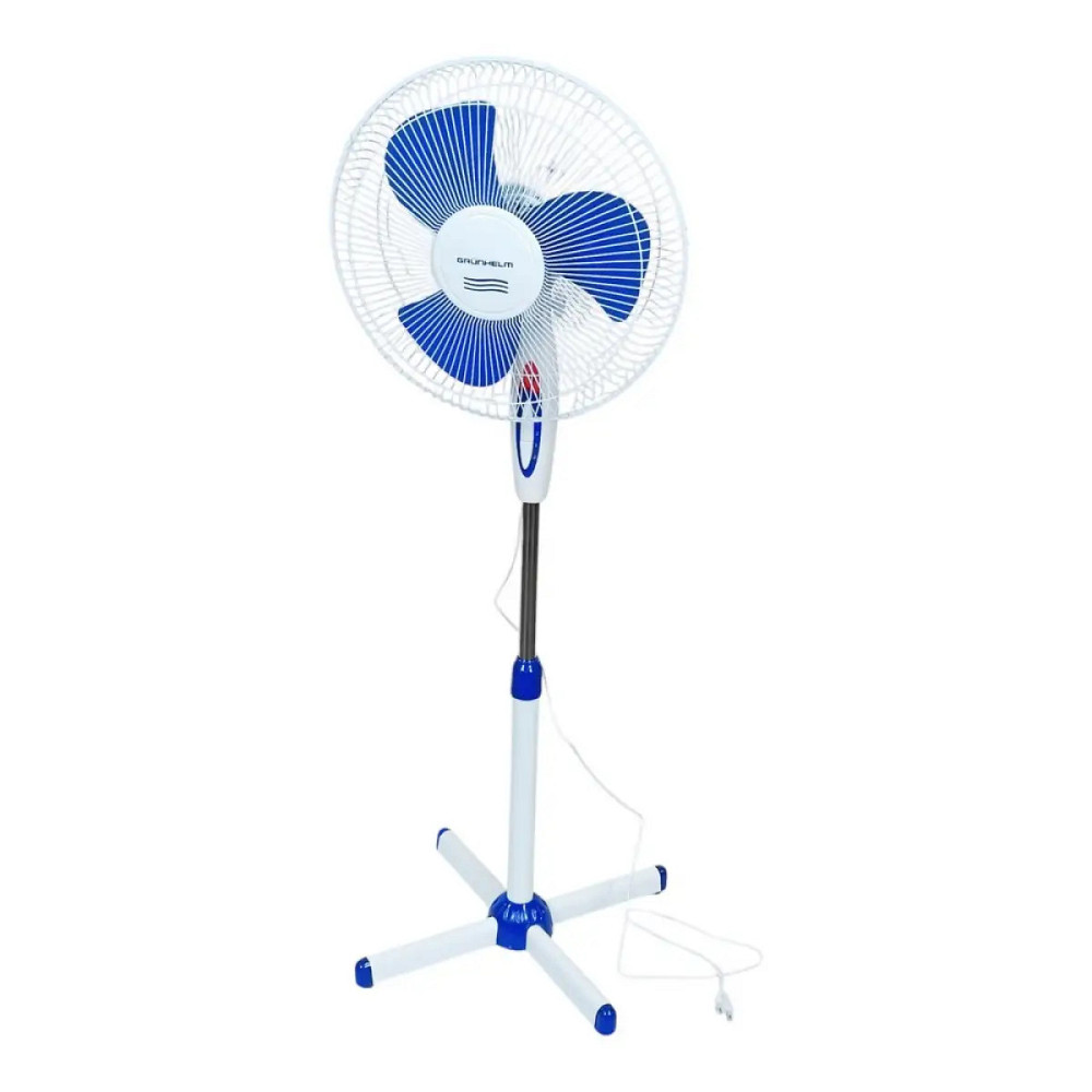 Вентилятор напольный Grunhelm GFS-1619 35 Вт белый Київ - зображення 2