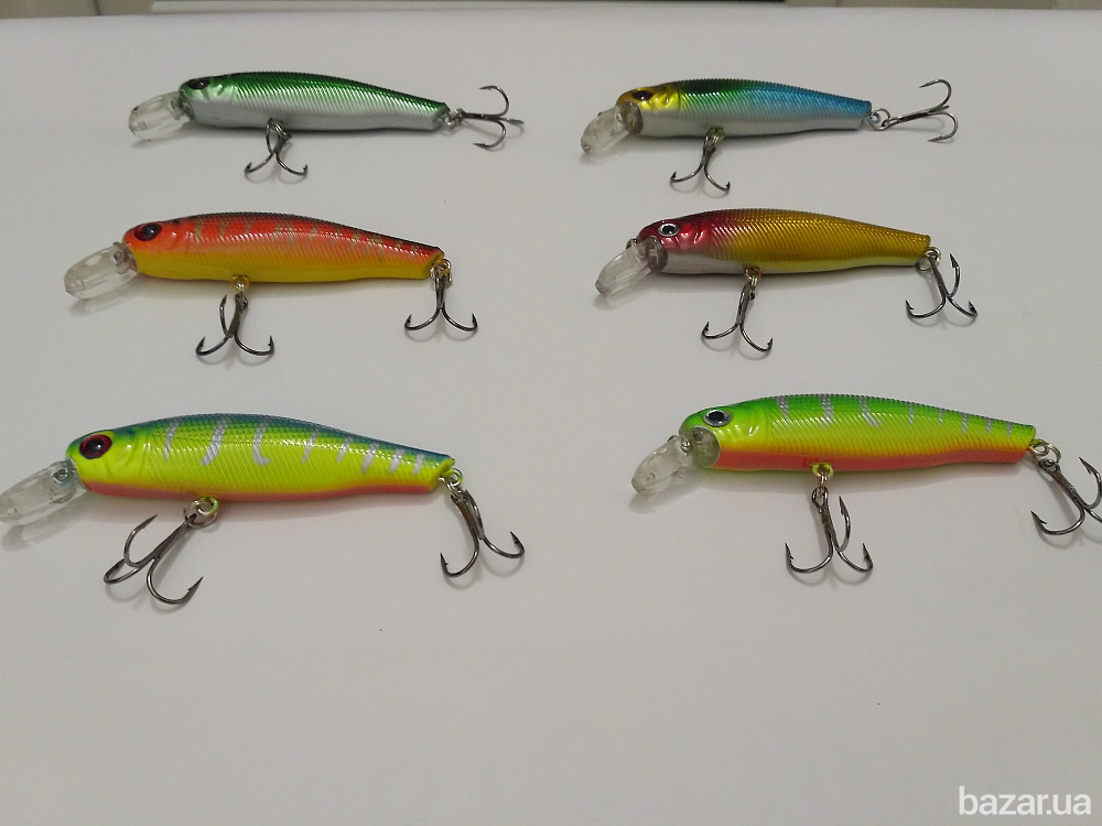 Воблер плавающий 8.5 см-8.9 гр Борисполь - изображение 3