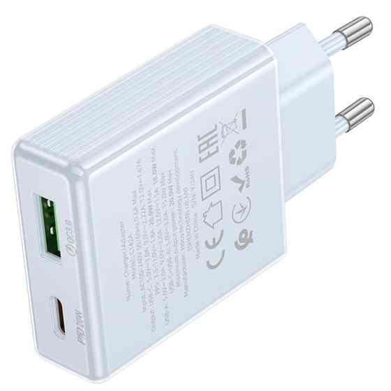 СЗУ Hoco C142A Direct PD20W+QC3.0 (1USB-A/1C) Херсон