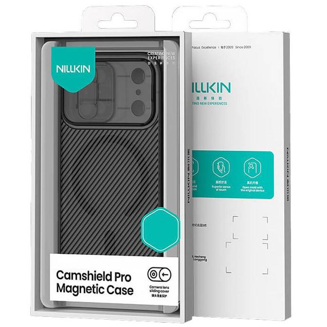 Карбоновая накладка Nillkin CamShield Pro Magnetic для Apple iPhone 17 Pro (6.3") Херсон - зображення 6