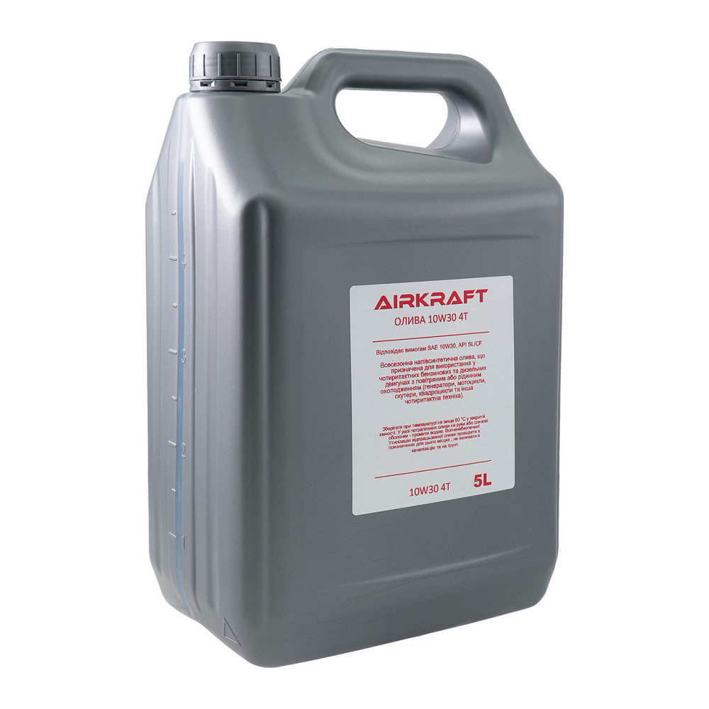 Масло для четырёхтактных двигателей 5л AIRKRAFT 10W30-4T Харків - зображення 1