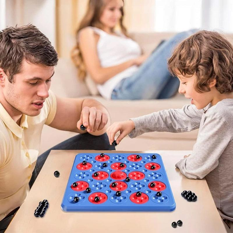 Настольная интерактивная игра Ummi ME-194 Magnetic Chess Game 5 in a Row Херсон - зображення 4