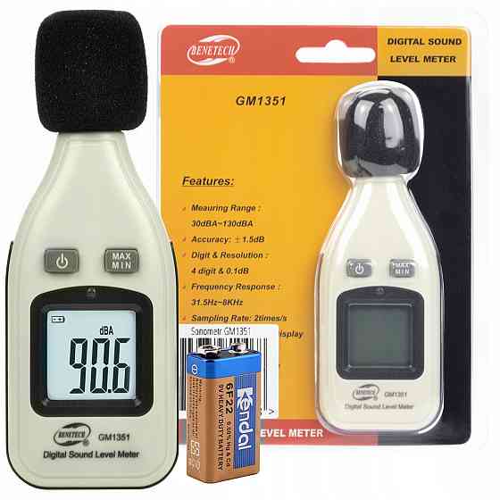 Измеритель уровня шума (шумомер) 30-130 дБ BENETECH GM1351 Харьков