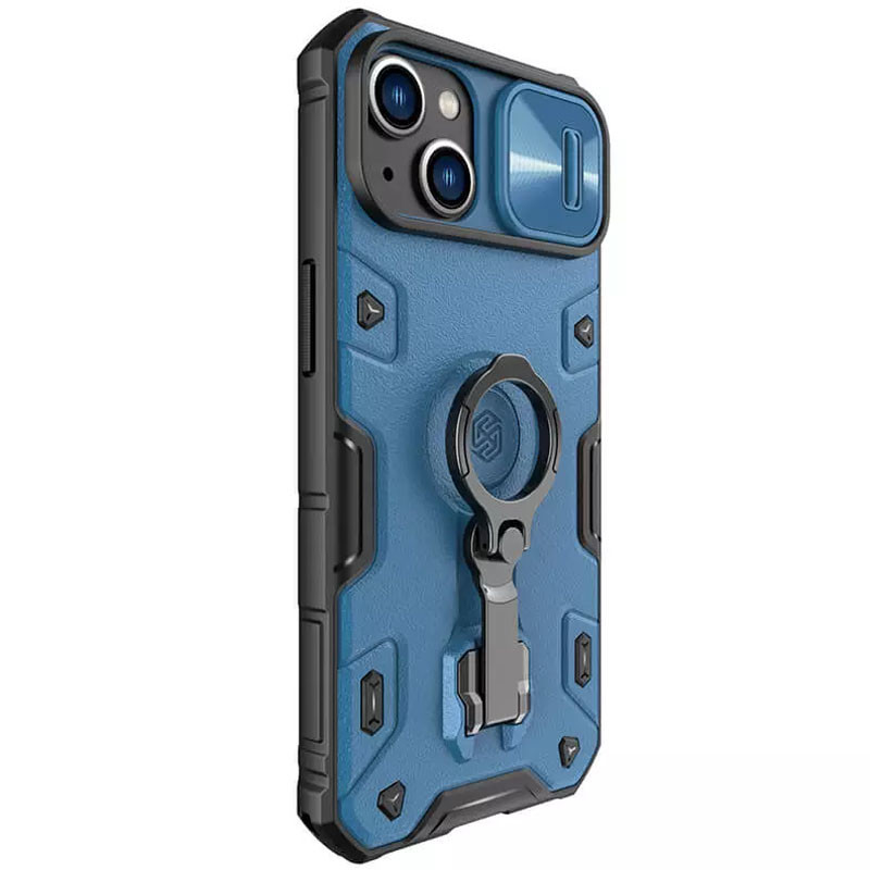 TPU+PC чехол Nillkin CamShield Armor Pro no logo (шторка на камеру) для Apple iPhone 14 / 13 (6.1") Херсон - зображення 12