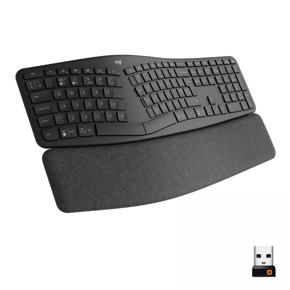 Клавиатура компьютерная безпроводная Logitech ERGO K860 Bluetooth/Wireless UA Black L920-010108 черн Київ - зображення 1