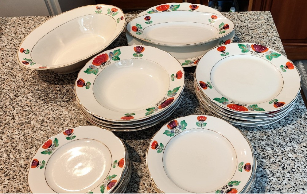 Продам красивый столовый сервис 24 предмета Коростельский фарфор Харьков - изображение 3