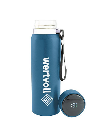 Термос WERTVOLL "DREAM" 800 мл SS Digital Sensor t °C синий RX-7001BU Харків - зображення 3