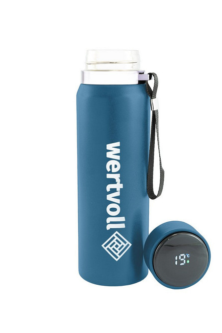 Термос WERTVOLL "DREAM" 800 мл SS Digital Sensor t °C синий RX-7001BU Харків - зображення 3