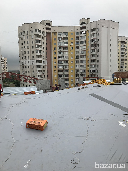 Кровля и Гидроизоляция ПВХ-ТПО-мембрана, монтаж. Київ - зображення 2