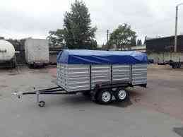 Тент на легковий причіп Палич 3,10 х1,60 ПВХ Єврофура Баришівка