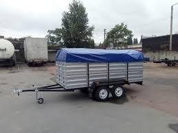 Тент на легковий причіп Палич 3,10 х1,60 ПВХ Єврофура Баришівка - зображення 1