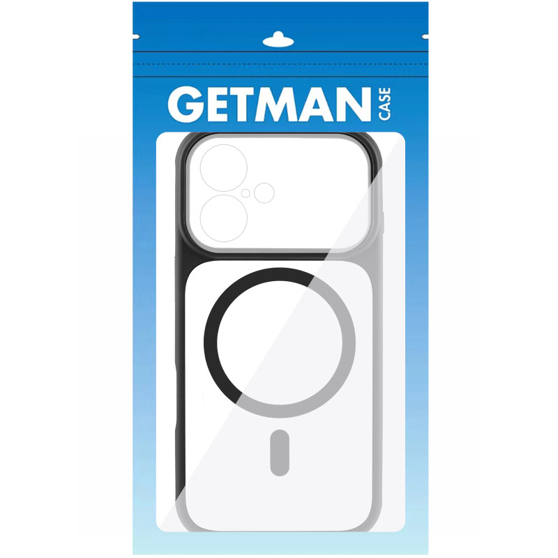 Чехол TPU+PC GETMAN Moon Clear with MagSafe для Apple iPhone 16 (6.1") Херсон - зображення 4