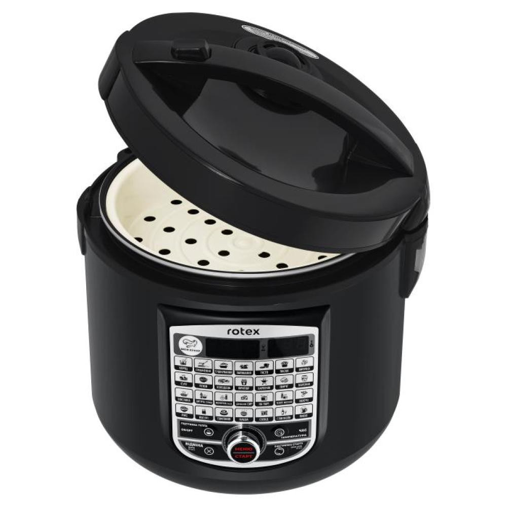 Мультиварка Rotex RMC506-CB 900 Вт черная Київ - зображення 7
