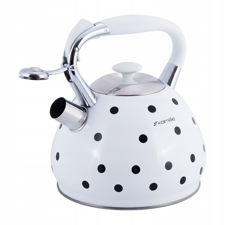 Чайник Kamille из нержавеющей стали со свистком 3 л (KM 0695AN) Одесса - изображение 5