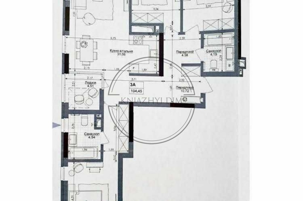 Продажа 3-х комнатной в ЖК Славутич 2.0. Київ - зображення 5