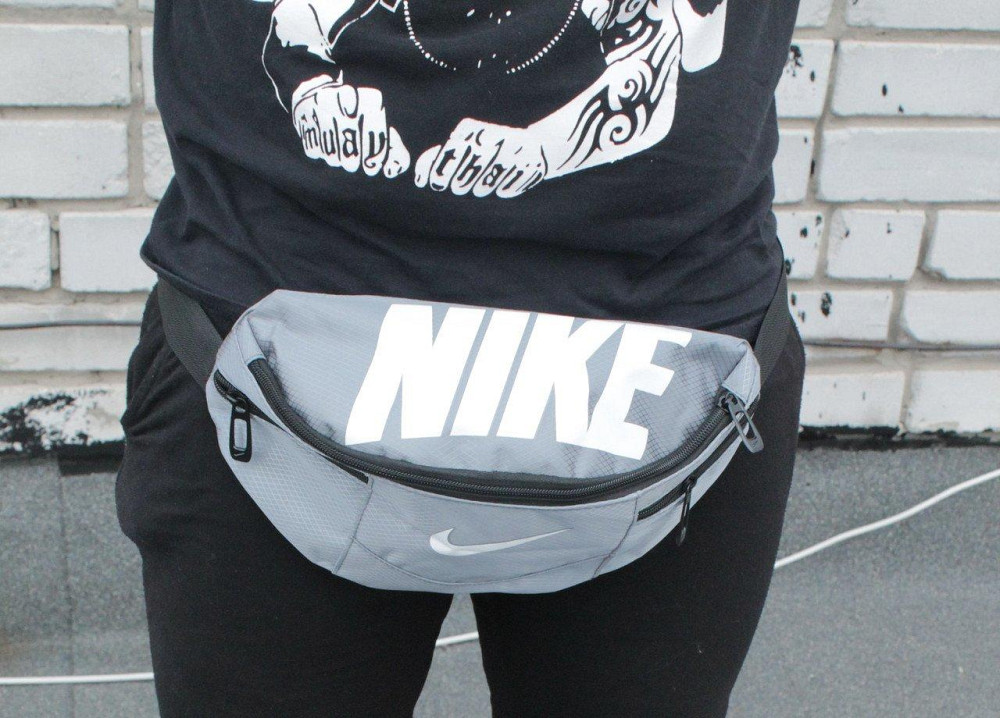 Поясная сумка Nike Team Training(серая) сумка на пояс Киев - изображение 3