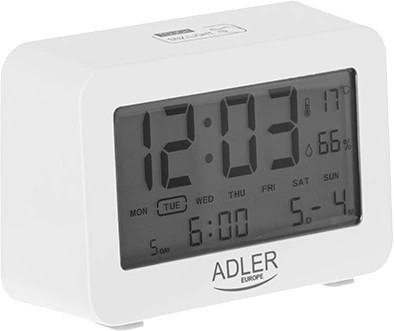 Термогигрометр Adler AD 1196 white 15х17х23 см белый Київ - зображення 1