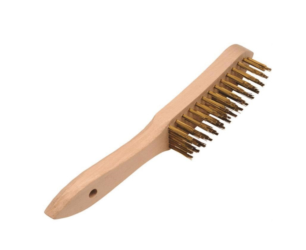 Щетка ручная 5-рядная, деревянная ручка кат.2 Зенит Винница - изображение 1