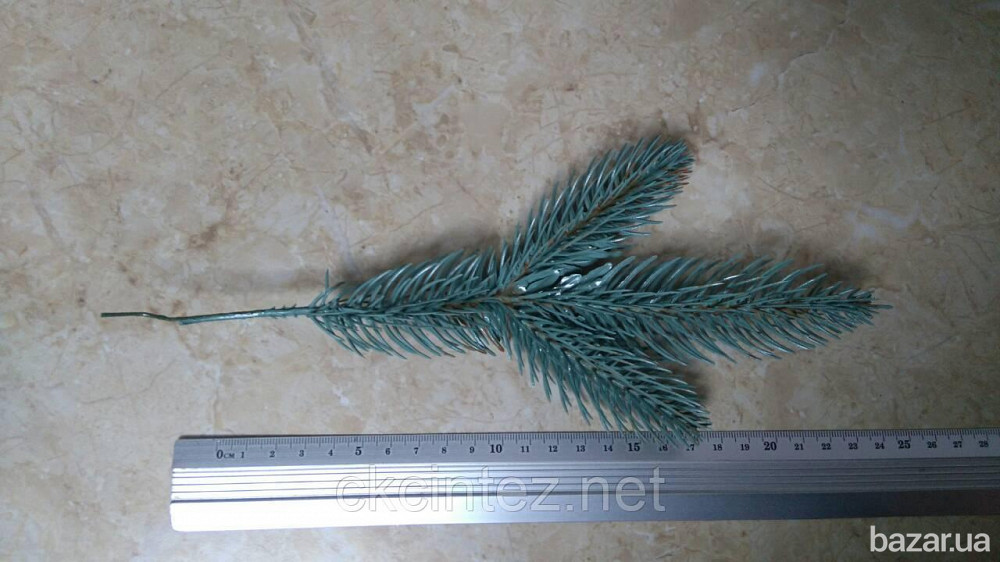 Искусственная ветка ели Элит - 3 Голубая Киев - изображение 5
