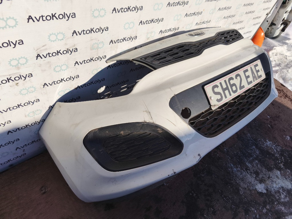 Бампер передний Kia Rio III 2011-2014 (86511-1W200) хэтчбек Ковель - изображение 7