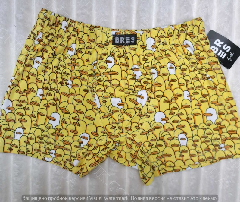Мужские боксеры BRES с принтом «Уточки» (арт. MSHK 304/03/133) Кривий Ріг - зображення 3