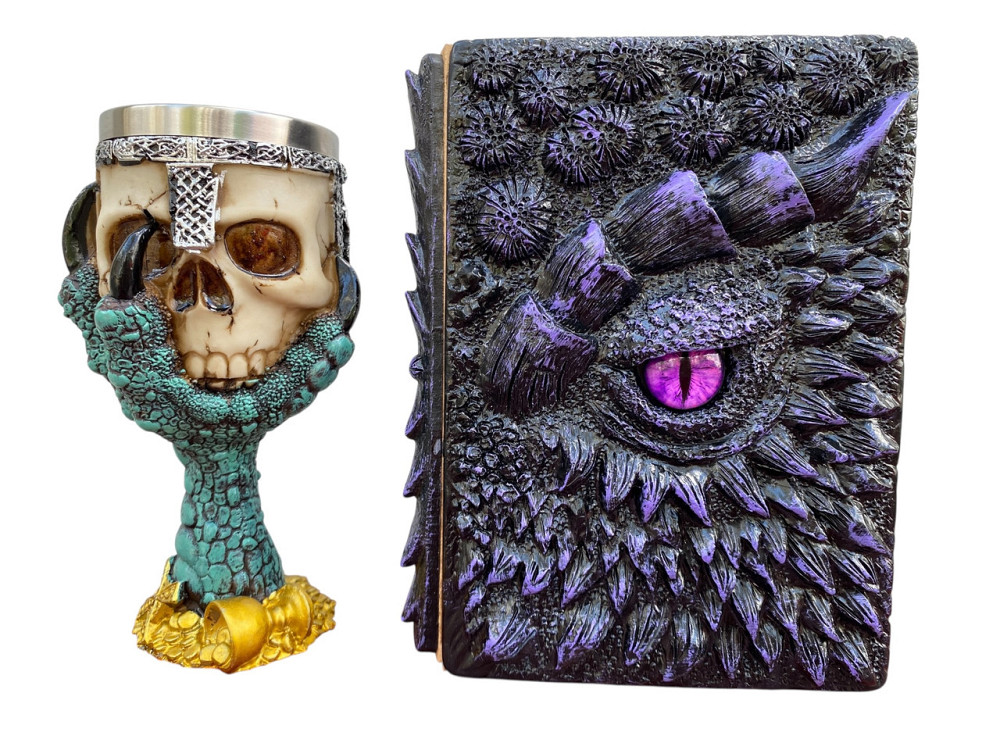 Подарочный набор Бокал 3 Лапа Дракона и Блокнот 3 «Око Иллюзий» Київ - зображення 3