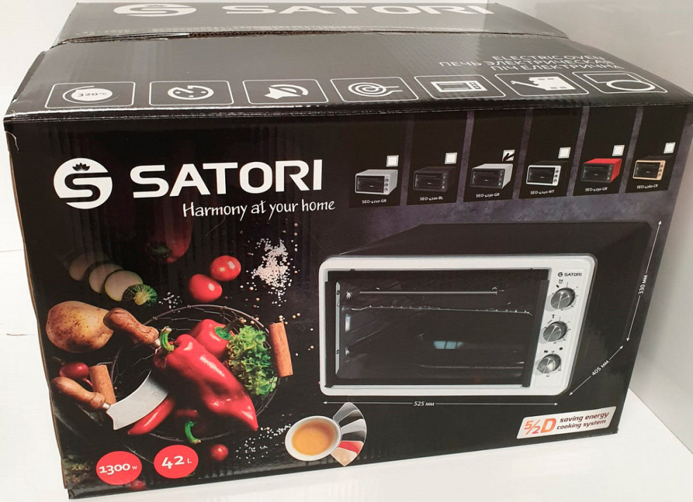 Электрическая печь Satori SEO-4230-GR Київ - зображення 6