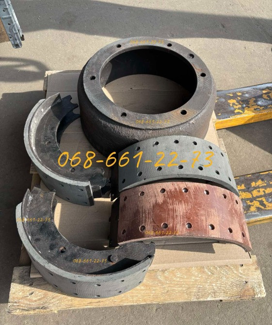 Колодка гальмівна НТС-5, НТС-8, НТС-10, НТС-12, НТС-16 з накладкою в зборі Н129.00.030 Киев - изображение 1