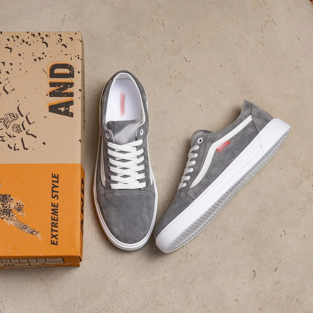 Мужские кожаные кеды  VS Grey Київ - зображення 7