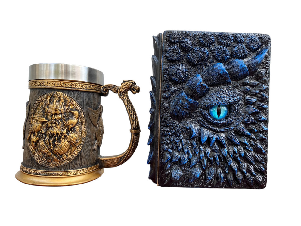 Подарочный набор Кружка 3D Скандинавские Боги и Блокнот 3D «Книга Теней и Глубин» Київ - зображення 1