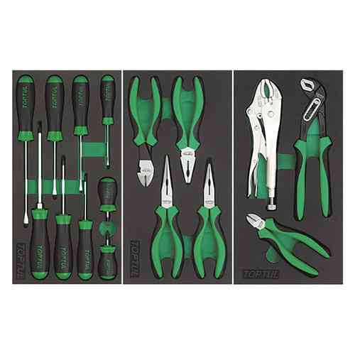 Тележка с инструментом передвижная TOPTUL 7 секций 133 ед. красная GV-13306 Харків