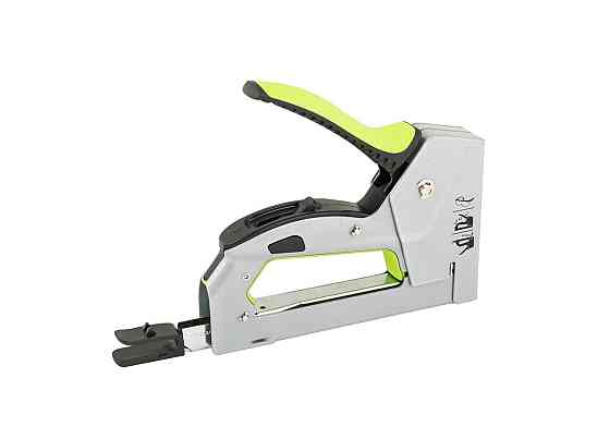 Степлер рессорный WERTVOLL скоба R53 4-14 мм 4-14 мм, корпус металл/эргоном TPR FX-1103 Харків