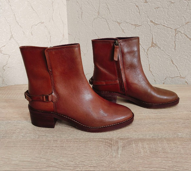 Шкіряні Ботинки Franco Sarto Women's L-colt Ankle Boot 39р/27 см Раздельная - изображение 2