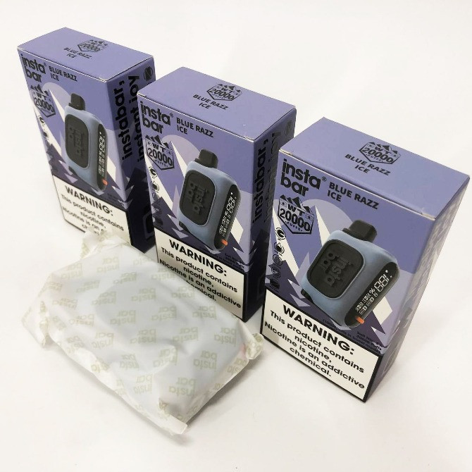 • Синя малина з льодом • Сигарета InstaBar WT 20000 тяг Київ - зображення 5