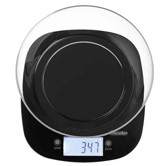 Весы кухонные Adler AD 3179 black 5 кг черные Київ