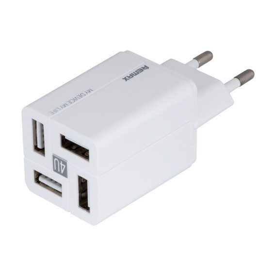 Сетевое зарядное устройство USB Remax RP-U43-White белое Київ - зображення 1