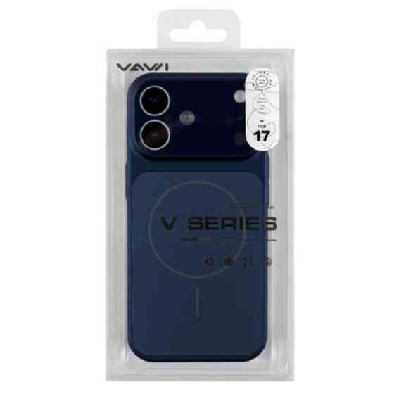 Чохол DM Lens Protection with MagSafe для Apple iPhone 17 Pro Navy Blue Харків