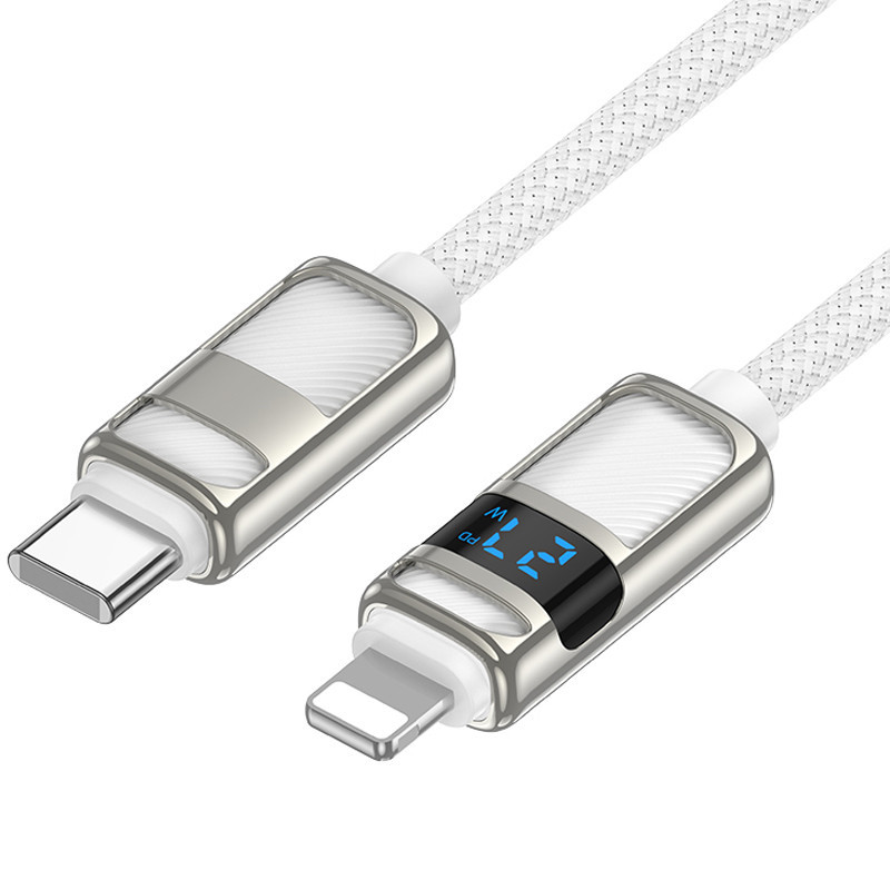 Дата кабель Hoco U137 Line with display Type-C to Lightning 27W (1.2m) Херсон - зображення 3
