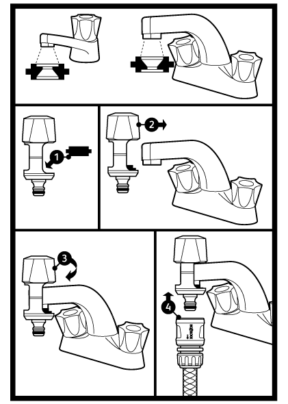 Коннектор HoZelock 2274 для крана-смесителя (до 43 мм на 34 мм) Киев - изображение 5
