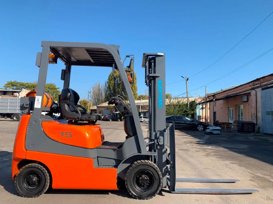 Вилочный автопогрузчик Sumitomo на 1.5 тонны с синхронным позиционером вил. Модель 03FL15PAXI2LD Днепр - изображение 6