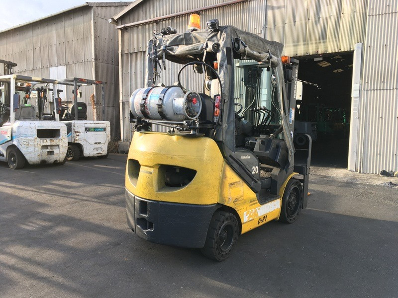 Газ-бензиновий навантажувач Komatsu, компакт з кабіною та позиціонером для кожної вили. Модель: FG20 Івано-Франківськ - зображення 2